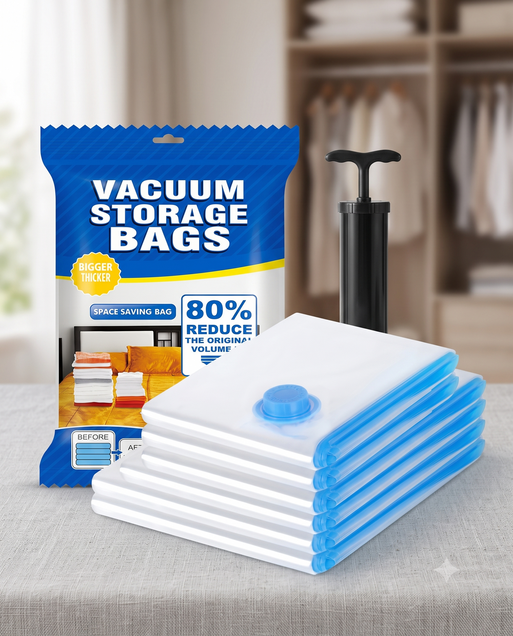 Bolsas de Empaque al Vacío con Bomba