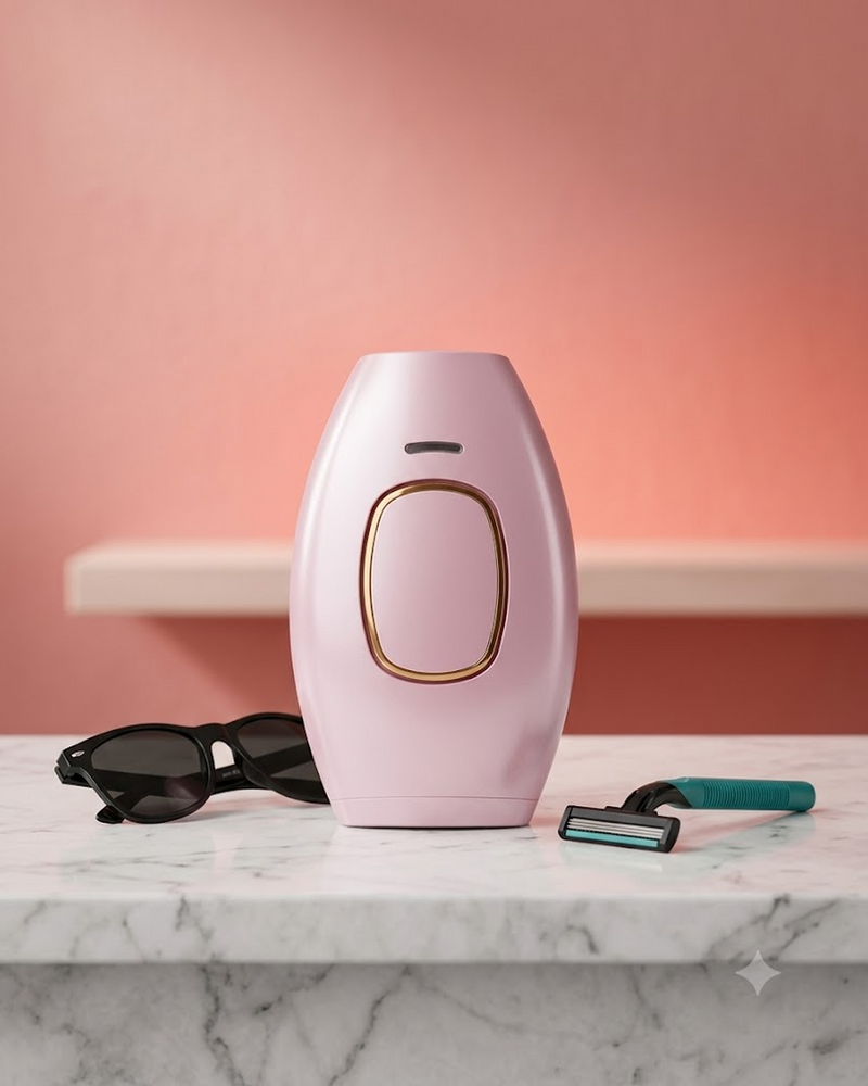 Depiladora IPL de Luz Pulsada para Uso en Casa con Gafas y Rasuradora - 1