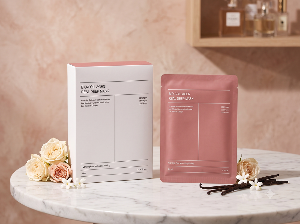 Bio-Collagen Real Deep Mask - Mascarilla Hidratante
