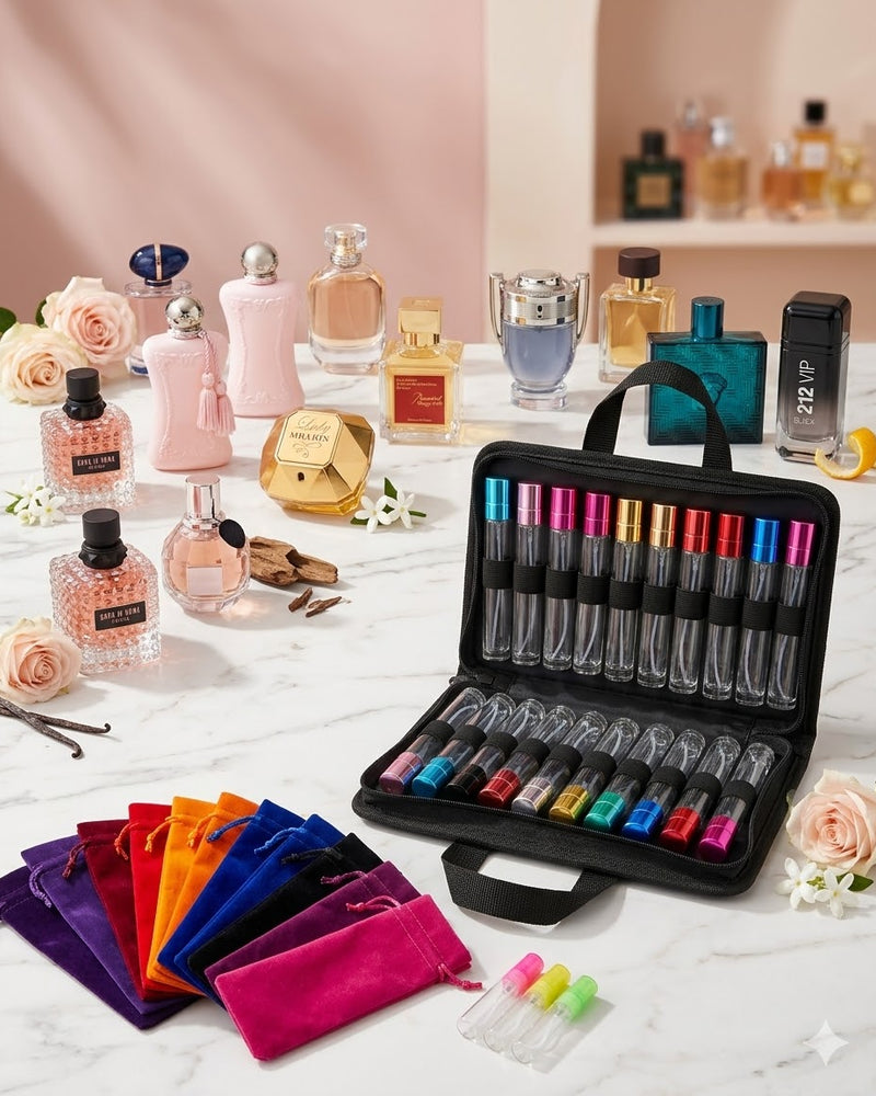 Kit Emprendedor Premium: Colección 20 Fragancias con Feromonas + Maleta de Presentación - 1