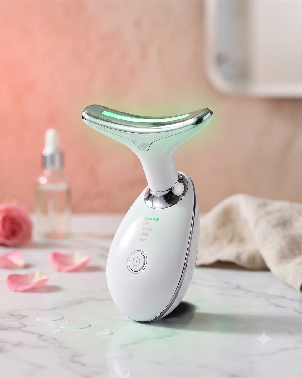 Masajeador de Cuello y Rostro con Luz LED