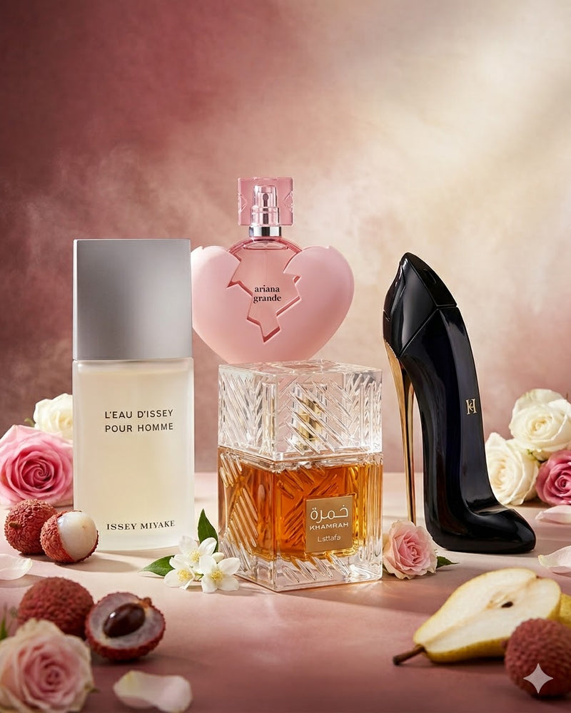 Signature Elite: Good Girl, Khamrah, L'Eau d'Issey Pour Homme y Thank U Next - 1